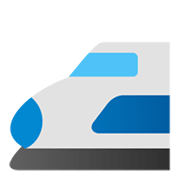 Émoji 🚅 Train à Grande Vitesse sur Google Android 11.0 December 2020 Feature Drop.