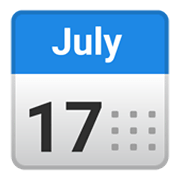Emoji 📅 Calendario su Google Android 11.0 December 2020 Feature Drop.