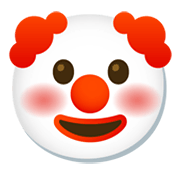 Emoji 🤡 Faccina Pagliaccio su Google Android 11.0 December 2020 Feature Drop.