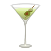 Émoji 🍸 Cocktail sur Google Android 11.0 December 2020 Feature Drop.
