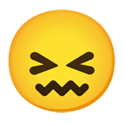 Emoji 😖 Faccina Frustrata su Google Android 11.0 December 2020 Feature Drop.