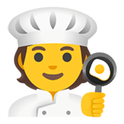 Émoji 🧑‍🍳 Cuisinier (tous Genres) sur Google Android 11.0 December 2020 Feature Drop.