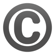 Émoji ©️ Symbole Copyright sur Google Android 11.0 December 2020 Feature Drop.