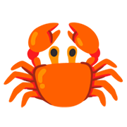 Émoji 🦀 Crabe sur Google Android 11.0 December 2020 Feature Drop.