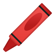 Émoji 🖍️ Crayon Pastel sur Google Android 11.0 December 2020 Feature Drop.