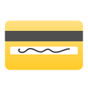 Emoji 💳 Carta Di Credito su Google Android 11.0 December 2020 Feature Drop.