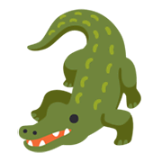 Émoji 🐊 Crocodile sur Google Android 11.0 December 2020 Feature Drop.