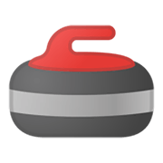 Emoji 🥌 Stone Da Curling su Google Android 11.0 December 2020 Feature Drop.