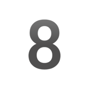 Emoji 8️ Cifra otto su Google Android 11.0 December 2020 Feature Drop.