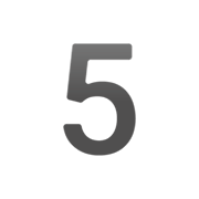 Émoji 5️ Chiffre cinq sur Google Android 11.0 December 2020 Feature Drop.