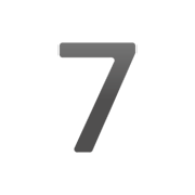 7️ Emoji Numero siete en Google Android 11.0 December 2020 Feature Drop.
