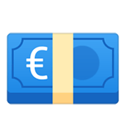 Emoji 💶 Banconota Euro su Google Android 11.0 December 2020 Feature Drop.