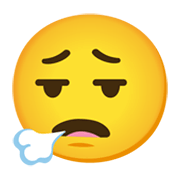 😮‍💨 Emoji Cara Exhalando en Google Android 11.0 December 2020 Feature Drop.