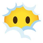 Emoji 😶‍🌫️ Faccia Tra Le Nuvole su Google Android 11.0 December 2020 Feature Drop.