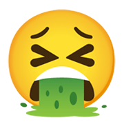 Emoji 🤮 Faccina Che Vomita su Google Android 11.0 December 2020 Feature Drop.