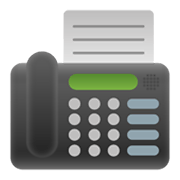 Emoji 📠 Fax su Google Android 11.0 December 2020 Feature Drop.