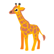 Émoji 🦒 Girafe sur Google Android 11.0 December 2020 Feature Drop.