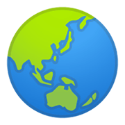 🌏 Emoji Globo Terráqueo Mostrando Asia Y Australia en Google Android 11.0 December 2020 Feature Drop.