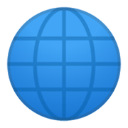 Émoji 🌐 Globe Avec Méridiens sur Google Android 11.0 December 2020 Feature Drop.