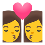 👩‍❤️‍💋‍👩 Emoji Beijo: Mulher E Mulher na Google Android 11.0 December 2020 Feature Drop.