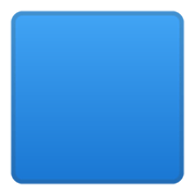 Emoji 🟦 Quadrato Blu su Google Android 11.0 December 2020 Feature Drop.