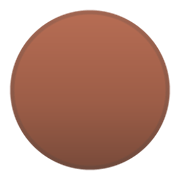 Emoji 🟤 Cerchio Marrone su Google Android 11.0 December 2020 Feature Drop.