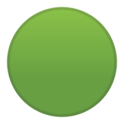Émoji 🟢 Disque Vert sur Google Android 11.0 December 2020 Feature Drop.
