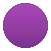 Émoji 🟣 Disque Violet sur Google Android 11.0 December 2020 Feature Drop.