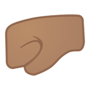 Emoji 🤛🏽 Pugno A Sinistra: Carnagione Olivastra su Google Android 11.0 December 2020 Feature Drop.