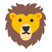 Emoji 🦁 Leone su Google Android 11.0 December 2020 Feature Drop.