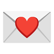 Emoji 💌 Lettera D’amore su Google Android 11.0 December 2020 Feature Drop.