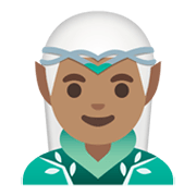 🧝🏽‍♂️ Emoji Elfo Homem: Pele Morena na Google Android 11.0 December 2020 Feature Drop.