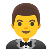 🤵‍♂️ Emoji Hombre Con Esmoquin en Google Android 11.0 December 2020 Feature Drop.