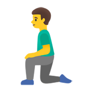 🧎‍♂️ Emoji Hombre De Rodillas en Google Android 11.0 December 2020 Feature Drop.