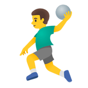 Émoji 🤾‍♂️ Handballeur sur Google Android 11.0 December 2020 Feature Drop.