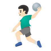 🤾🏻‍♂️ Emoji Handballspieler: helle Hautfarbe Google Android 11.0 December 2020 Feature Drop.