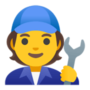 🧑‍🔧 Emoji Mecânico Trabalhando na Google Android 11.0 December 2020 Feature Drop.