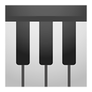 Emoji 🎹 Piano su Google Android 11.0 December 2020 Feature Drop.