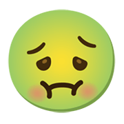 Emoji 🤢 Faccina Nauseata su Google Android 11.0 December 2020 Feature Drop.