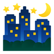 Émoji 🌃 Nuit étoilée sur Google Android 11.0 December 2020 Feature Drop.