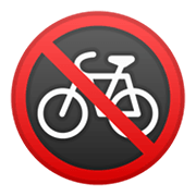 Emoji 🚳 Segnale Di Divieto Di Transito Delle Biciclette su Google Android 11.0 December 2020 Feature Drop.