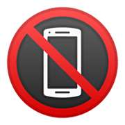 Emoji 📵 Simbolo Che Vieta L’utilizzo Dei Telefoni Cellulari su Google Android 11.0 December 2020 Feature Drop.