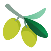 Émoji 🫒 Olive sur Google Android 11.0 December 2020 Feature Drop.