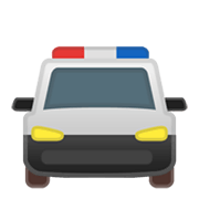 Émoji 🚔 Voiture De Police De Face sur Google Android 11.0 December 2020 Feature Drop.