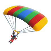 Emoji 🪂 Paracadute su Google Android 11.0 December 2020 Feature Drop.