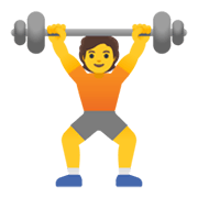 Emoji 🏋️ Persona Che Solleva Pesi su Google Android 11.0 December 2020 Feature Drop.