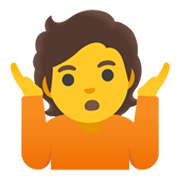 Emoji 🤷 Persona Che Scrolla Le Spalle su Google Android 11.0 December 2020 Feature Drop.