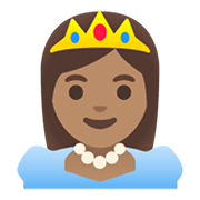 👸🏽 Emoji Princesa: Pele Morena na Google Android 11.0 December 2020 Feature Drop.
