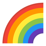 Emoji 🌈 Arcobaleno su Google Android 11.0 December 2020 Feature Drop.