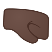 🤜🏿 Emoji Faust nach rechts: dunkle Hautfarbe Google Android 11.0 December 2020 Feature Drop.